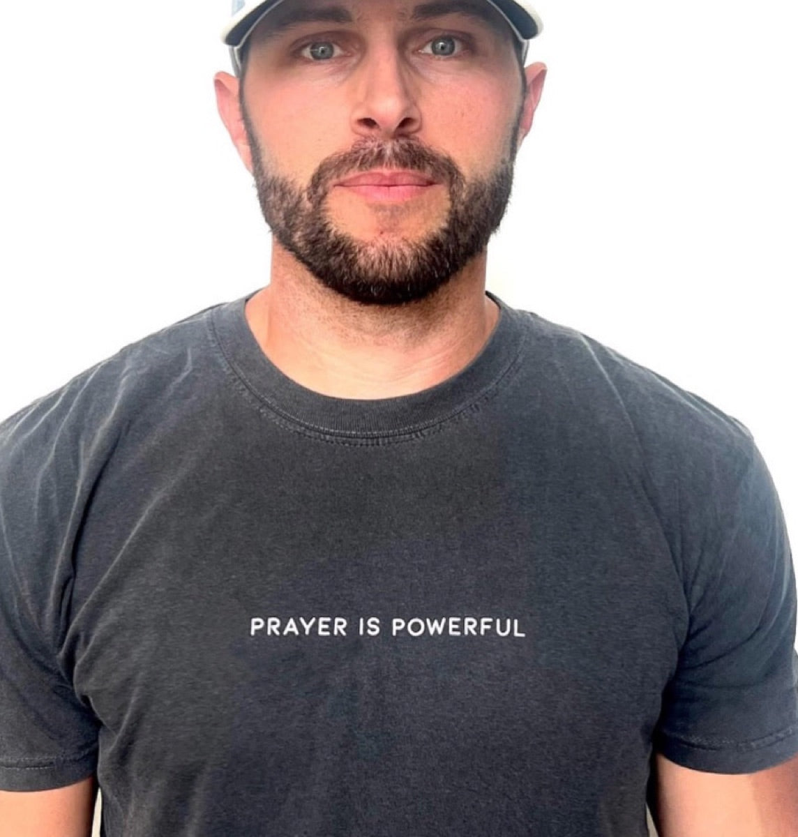 Charcoal Prayer Is Powerful tee
